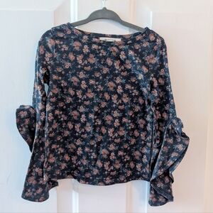 Mia Joy Floral 3/4 Sleeve Top